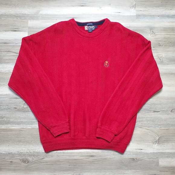 Ralph Lauren Other - Chaps Ralph Lauren Sweater Large Red